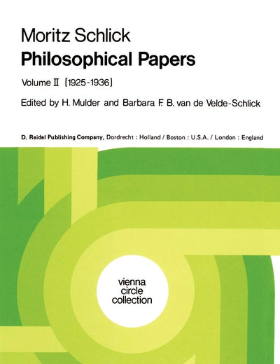 Philosophical Papers: Volume II: (1925-1936): 002