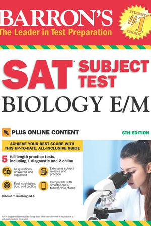 SAT Subject Test Biology E/M with Online Tests (Barron's Test Prep)