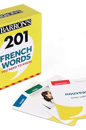 201 French Words You Need to Know Flashcards (Barron's Foreign Language Guides) (French Edition)
