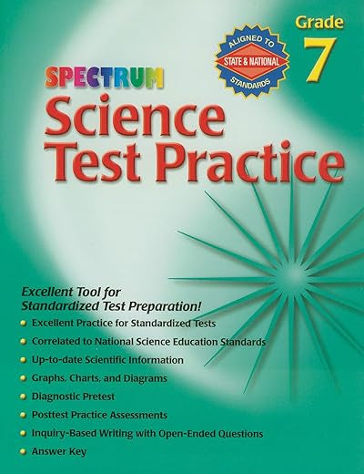 Science Test Practice, Grade 7 (Spectrum)
