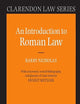 An Introduction to Roman Law (Clarendon Law Series)