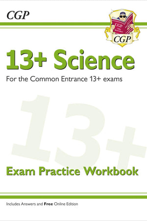 New 13+ Science Exam Practice Workbook for the Common Entrance Exams (exams from Nov 2022) (CGP 13+ ISEB Common Entrance)