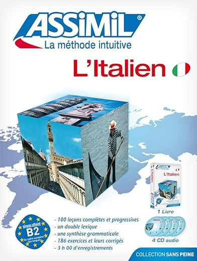 Assimil Pack: L'Italien ; Livre + CD Audio (x4 (Italian Edition)