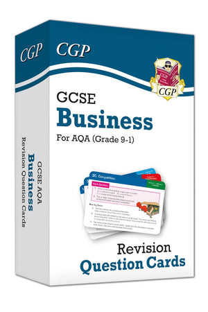 New Grade 9-1 GCSE Business AQA Revision Question Cards (CGP GCSE Business 9-1 Revision)