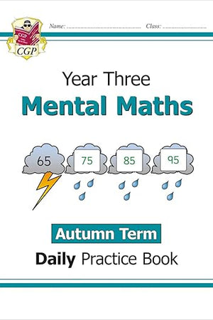 New KS2 Mental Maths Daily Practice Book: Year 3 - Autumn Term (CGP KS2 Maths)