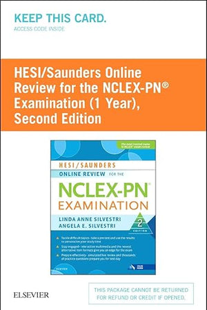HESI/Saunders Online Review for the NCLEX-PN Examination (1 Year) (Access Card)