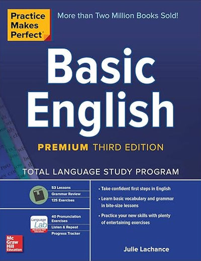 Practice Makes Perfect: Basic English, Premium Third Edition