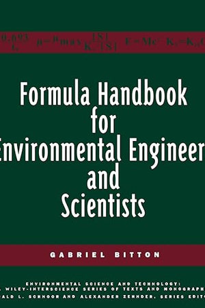 Formula Handbook for Environmental Engineers and Scientists