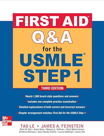 First Aid Q&A for the USMLE Step 1, Third Edition (First Aid USMLE)