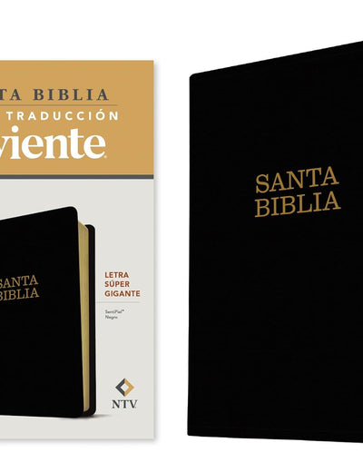 Santa Biblia NTV, letra súper gigante (SentiPiel, Negro, Letra Roja) (Spanish Edition)