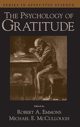 PSYCHOLOGY OF GRATITUDE SAS - SERIES IN AFFECTIVE SCIENCE