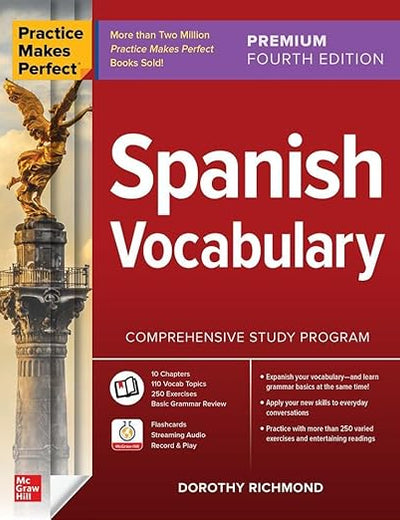 Practice Makes Perfect: Spanish Vocabulary, Premium Fourth Edition