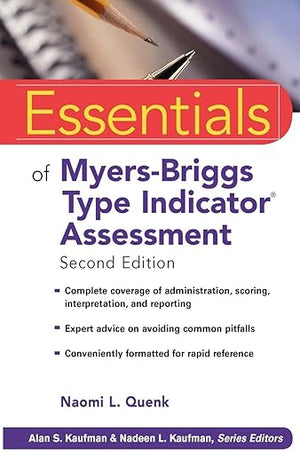 Essentials of Myers-Briggs Type Indicator Assessment (Essentials of Psychological Assessment)