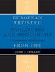 European Artists II: Signatures and Monograms