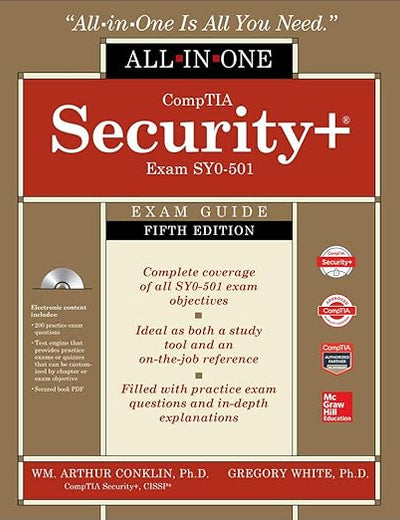 CompTIA Security+ All-in-One Exam Guide, Fifth Edition (Exam SY0-501)