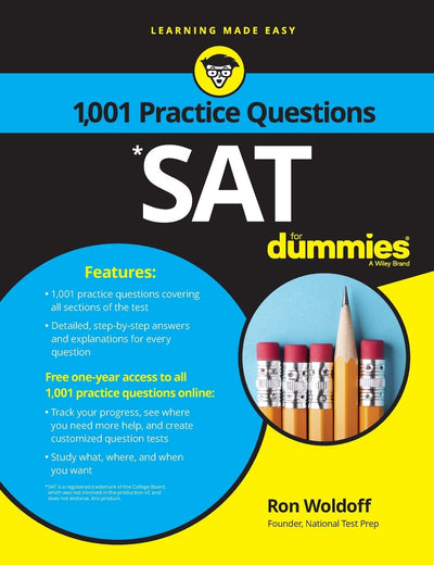 SAT: 1,001 Practice Questions For Dummies