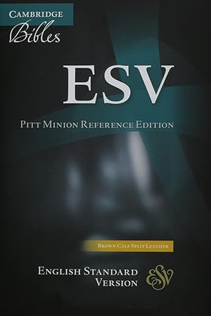 ESV Pitt Minion Reference Edition Brown Calf Split Leather ES444:X