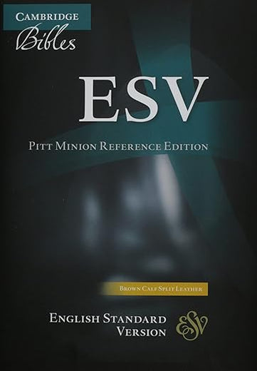 ESV Pitt Minion Reference Edition Brown Calf Split Leather ES444:X