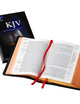 KJV Clarion Reference Bible, Black Edge-lined Goatskin Leather, KJ486:XE Black Goatskin Leather