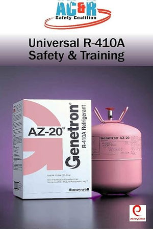 The HVAC/R Professional's Field Guide to Universal R-410a Safety & Training: Delta-T Solutions (This is a safety and training guide, the cylinder is NOT included)