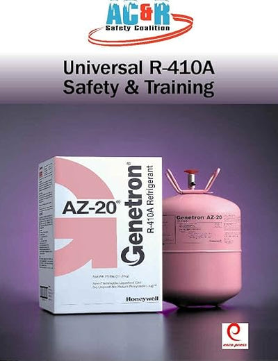 The HVAC/R Professional's Field Guide to Universal R-410a Safety & Training: Delta-T Solutions (This is a safety and training guide, the cylinder is NOT included)