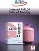 The HVAC/R Professional's Field Guide to Universal R-410a Safety & Training: Delta-T Solutions (This is a safety and training guide, the cylinder is NOT included)