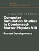 Computer Simulation Studies in Condensed-Matter Physics VIII: Recent Developments Proceedings of the Eighth Workshop Athens, GA, USA, February 20–24, 1995 (Springer Proceedings in Physics, 80)