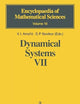 Dynamical Systems VII: Integrable Systems Nonholonomic Dynamical Systems (Encyclopaedia of Mathematical Sciences, 16)
