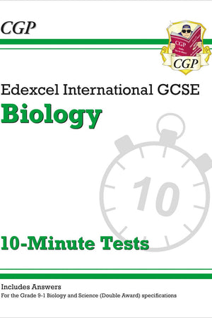 New Grade 9-1 Edexcel International GCSE Biology: 10-Minute Tests (with answers) (CGP IGCSE 9-1 Revision)
