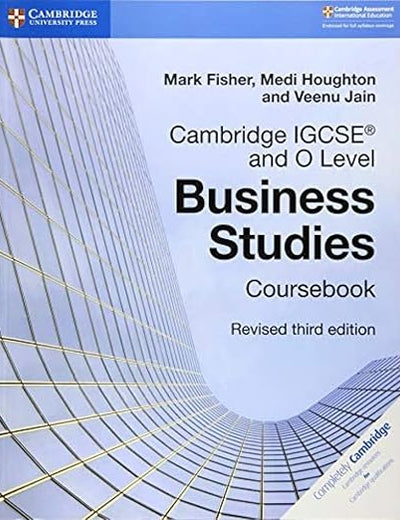 Cambridge IGCSE® and O Level Business Studies Revised Coursebook (Cambridge International IGCSE)