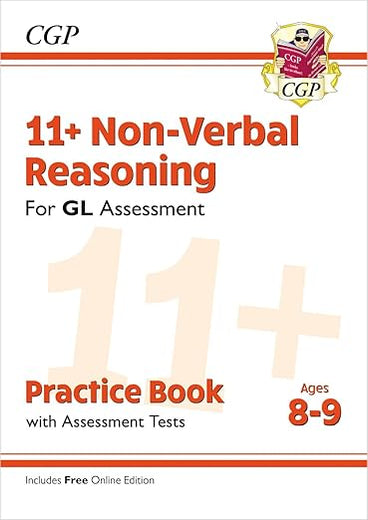 New 11+ GL Non-Verbal Reasoning Practice Book & Assessment Tests - Ages 8-9 (with Online Edition) (CGP 11+ GL)