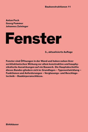 Fenster (Baukonstruktionen, 11) (German Edition)