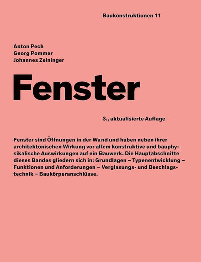 Fenster (Baukonstruktionen, 11) (German Edition)