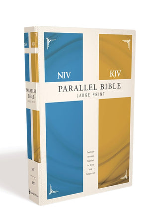 NIV, KJV, Parallel Bible, Large Print, Hardcover: God's Unchanging Word Across the Centuries