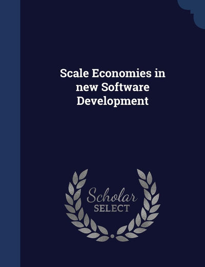 Scale Economies in new Software Development