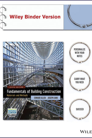 Fundamentals of Building Construction: Materials and Methods with Interactive Resource Center Access Card, 6th Edition Binder Ready Version