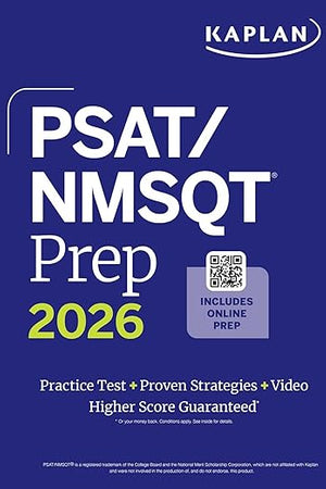 PSAT/NMSQT Prep 2026: Includes a Full Length Practice Test + 100s of Practice Questions + 1 Year Access Online Quizzes and Video Instruction (Kaplan Test Prep)