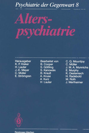 Alterspsychiatrie (German Edition)