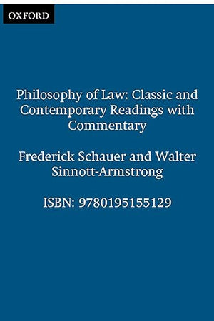 Philosophy of Law: Classic and Contemporary Readings with Commentary