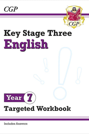 New KS3 English Year 7 Targeted Workbook (with answers) (CGP KS3 English)