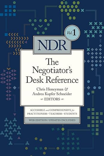 Negotiator's Desk Reference (The Negotiator's Desk Reference)