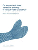 On lampreys and fishes: a memorial anthology in honor of Vadim D. Vladykov (Developments in Environmental Biology of Fishes, 8)
