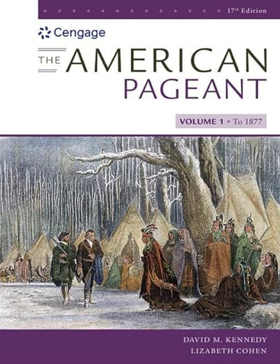 The American Pageant, Volume I (MindTap Course List)