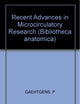 Recent Advances in Microcirculatory Research
