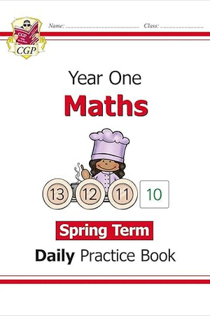 New KS1 Maths Daily Practice Book: Year 1 - Spring Term: superb for catching up at home (CGP KS1 Maths)