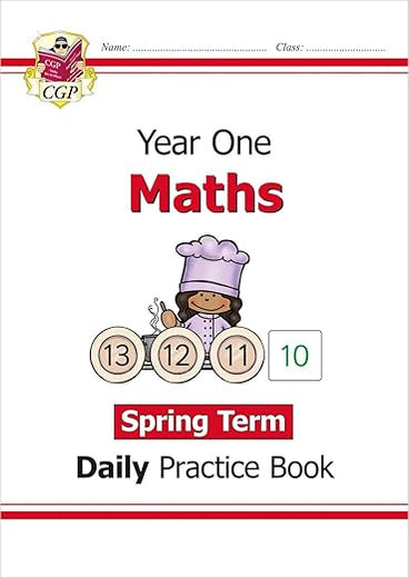 New KS1 Maths Daily Practice Book: Year 1 - Spring Term: superb for catching up at home (CGP KS1 Maths)