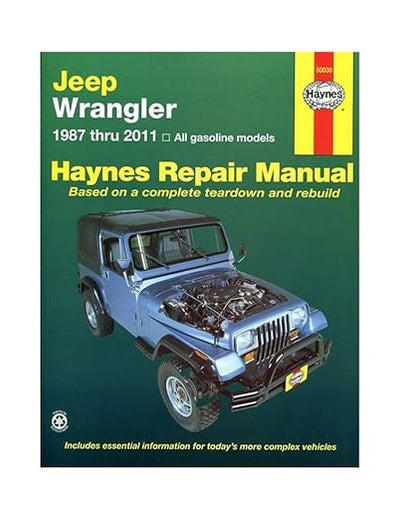 Jeep Wrangler, 1987-2008 (Hayne's Automotive Repair Manual)