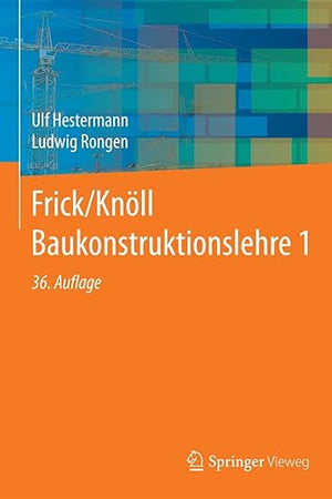 Frick/Knöll Baukonstruktionslehre 1 (German Edition)