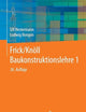 Frick/Knöll Baukonstruktionslehre 1 (German Edition)