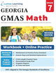 Georgia Milestones Assessment System Test Prep: 7th Grade Math Practice Workbook and Full-length Online Assessments: GMAS Study Guide (GMAS by Lumos Learning)